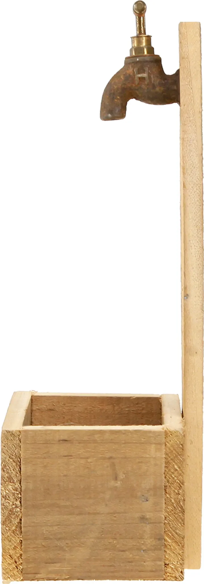 Pflanzkasten aus Holz im Vintage-Stil – Brunnen & Trog-Design